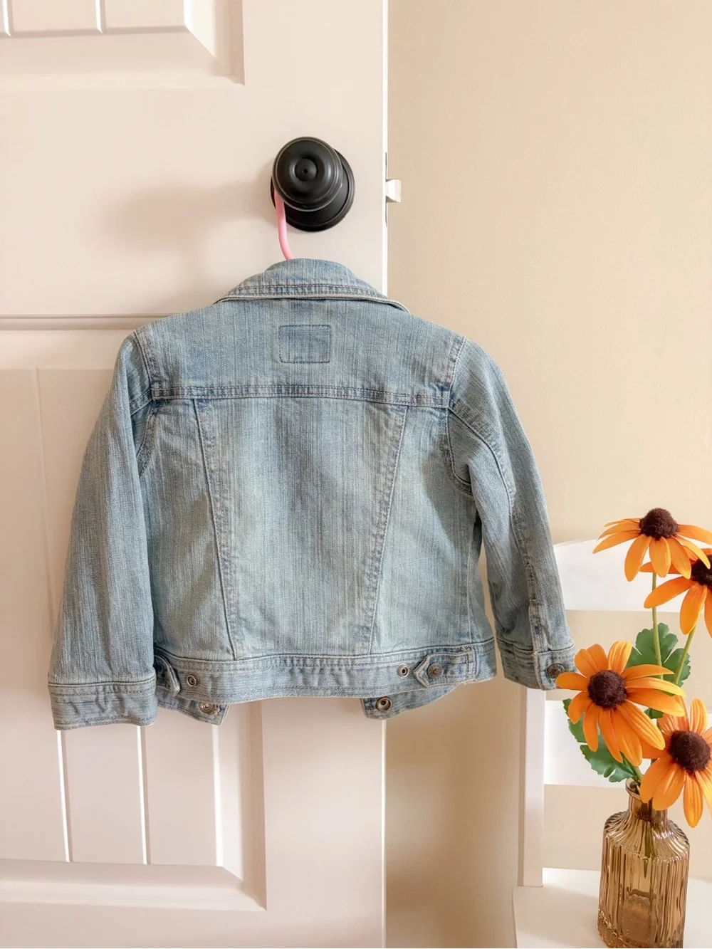 The Children's Place Toddler Girl Light Wash Denim Jacket - Light Blue